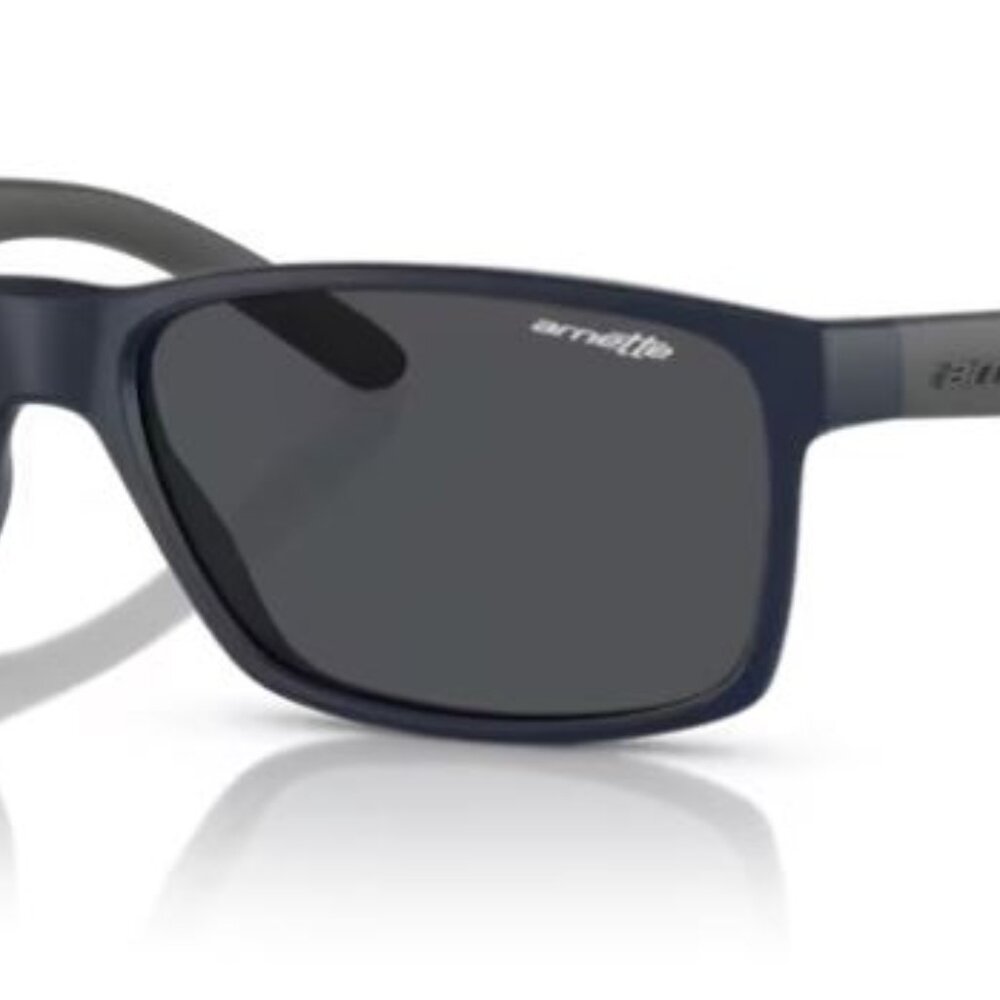 Arnette AN4185 Slickster Sunglasses Sun Glasses 218887 Rubber navy Grey NEW